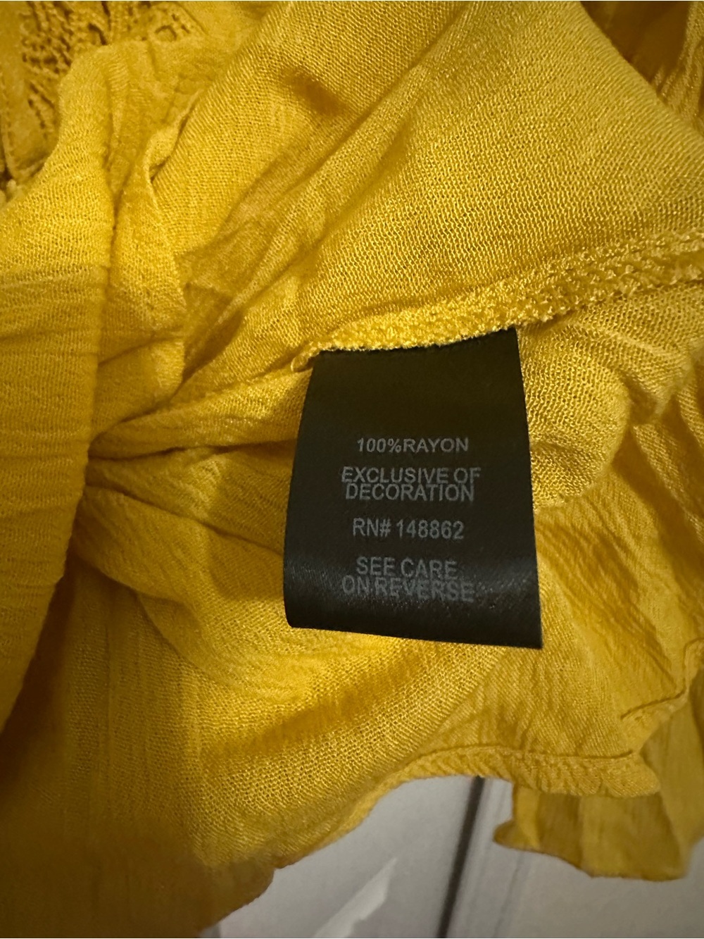 NWT CUTEEEE Torrid Yellow Crochet-Trim Top - Picture 3 of 5
